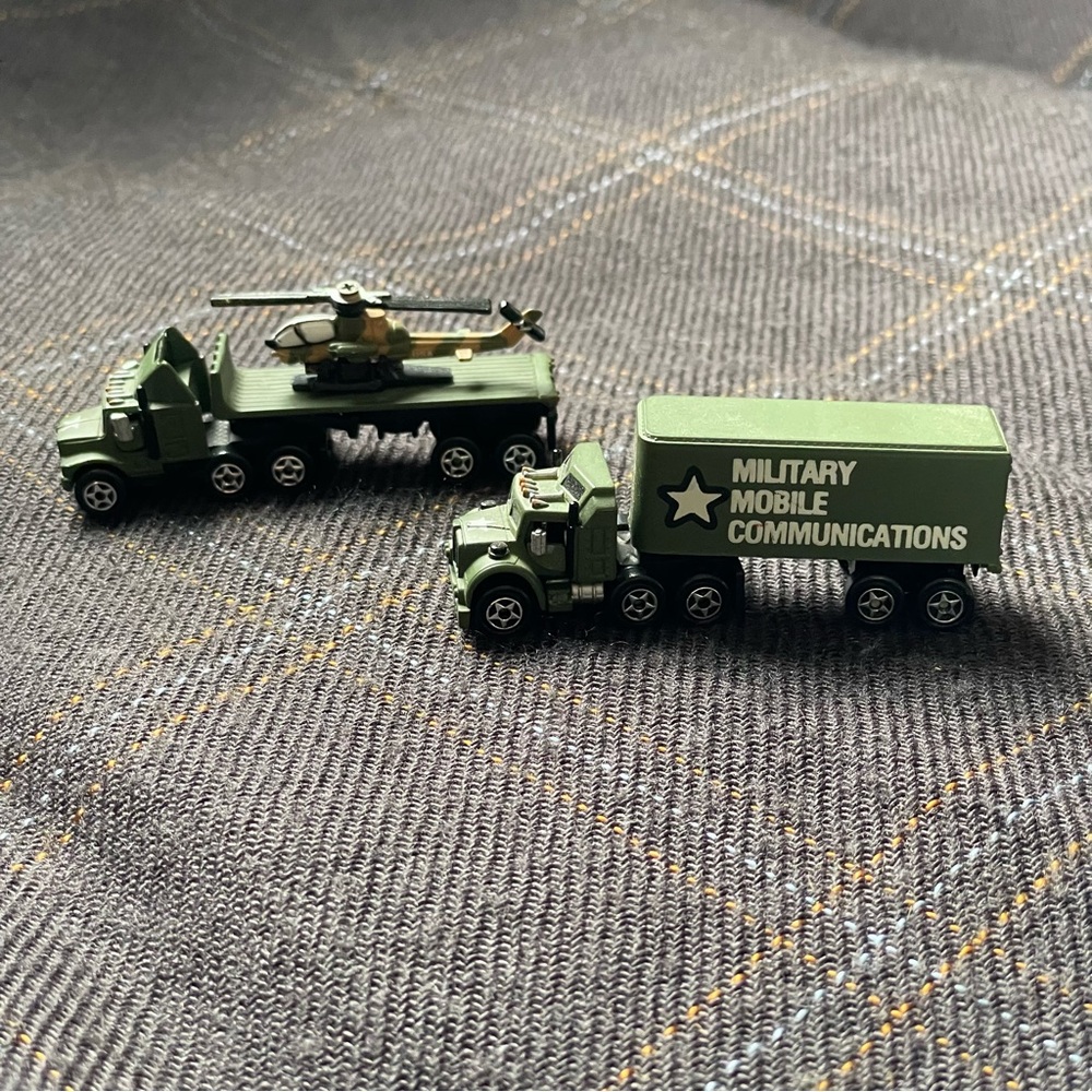 Micro Machines Military Semi Trucks
